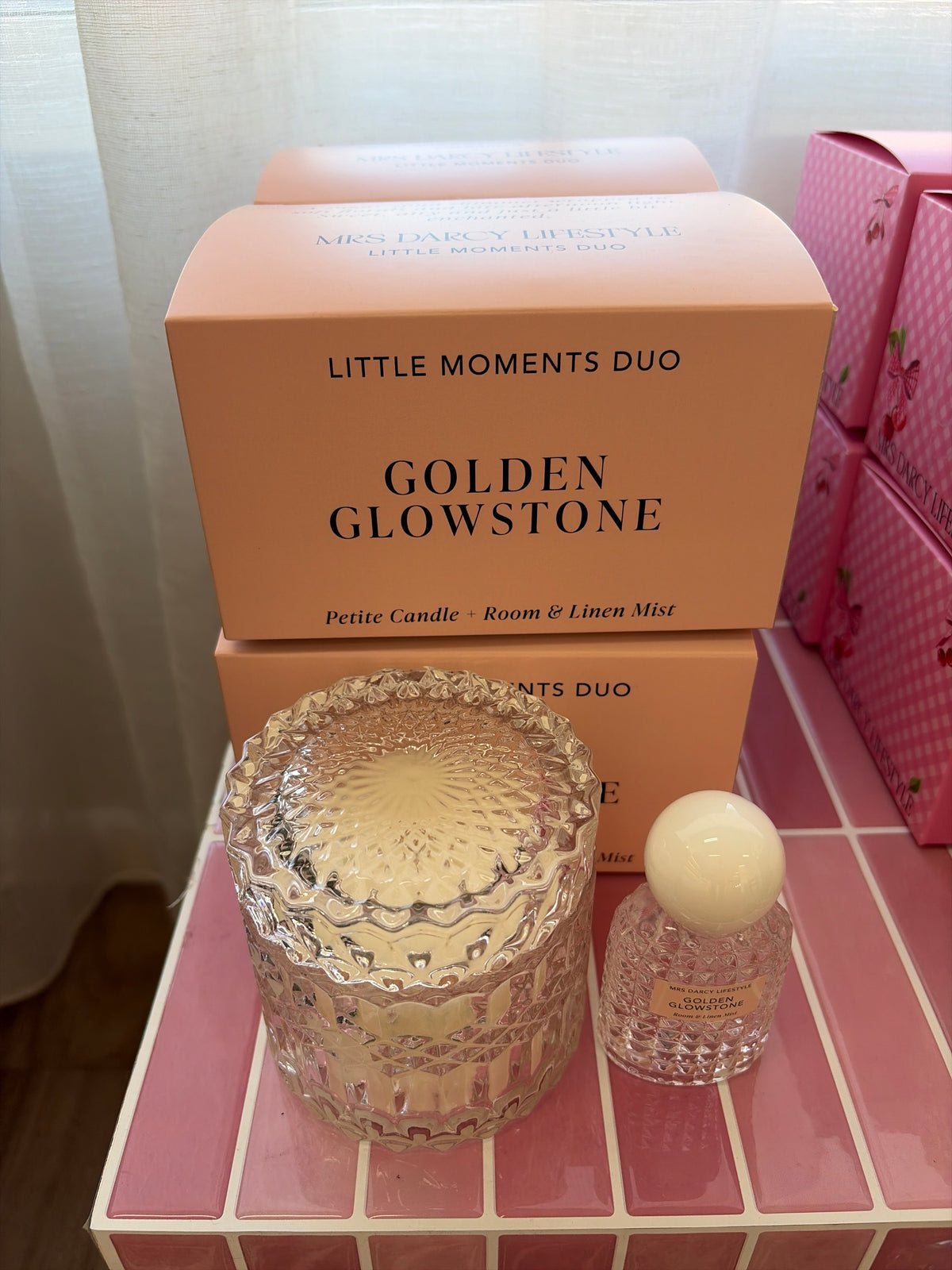 Candles | Duo Golden Glowstone Mrs Darcy