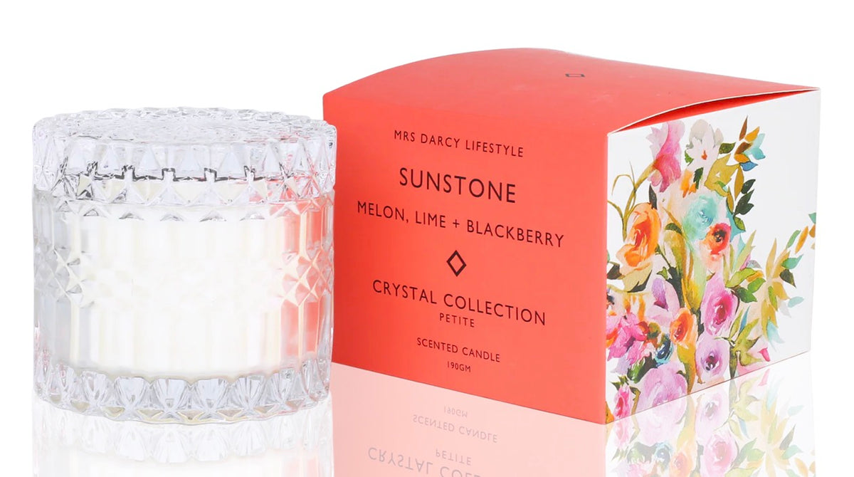 Candles | Petite Sunstone Mrs Darcy lime & blackberry