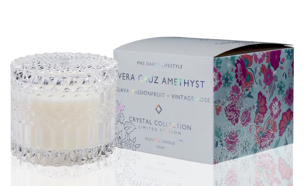Candles | Petite Vera Cruz Mrs Darcy GUAVA, PASSIONFRUIT + VINTAGE ROSE