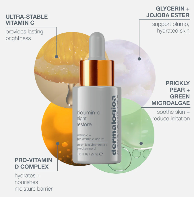 Serum | Biolumin-c Night Restore Serum 25ml - Dermalogica (special order)