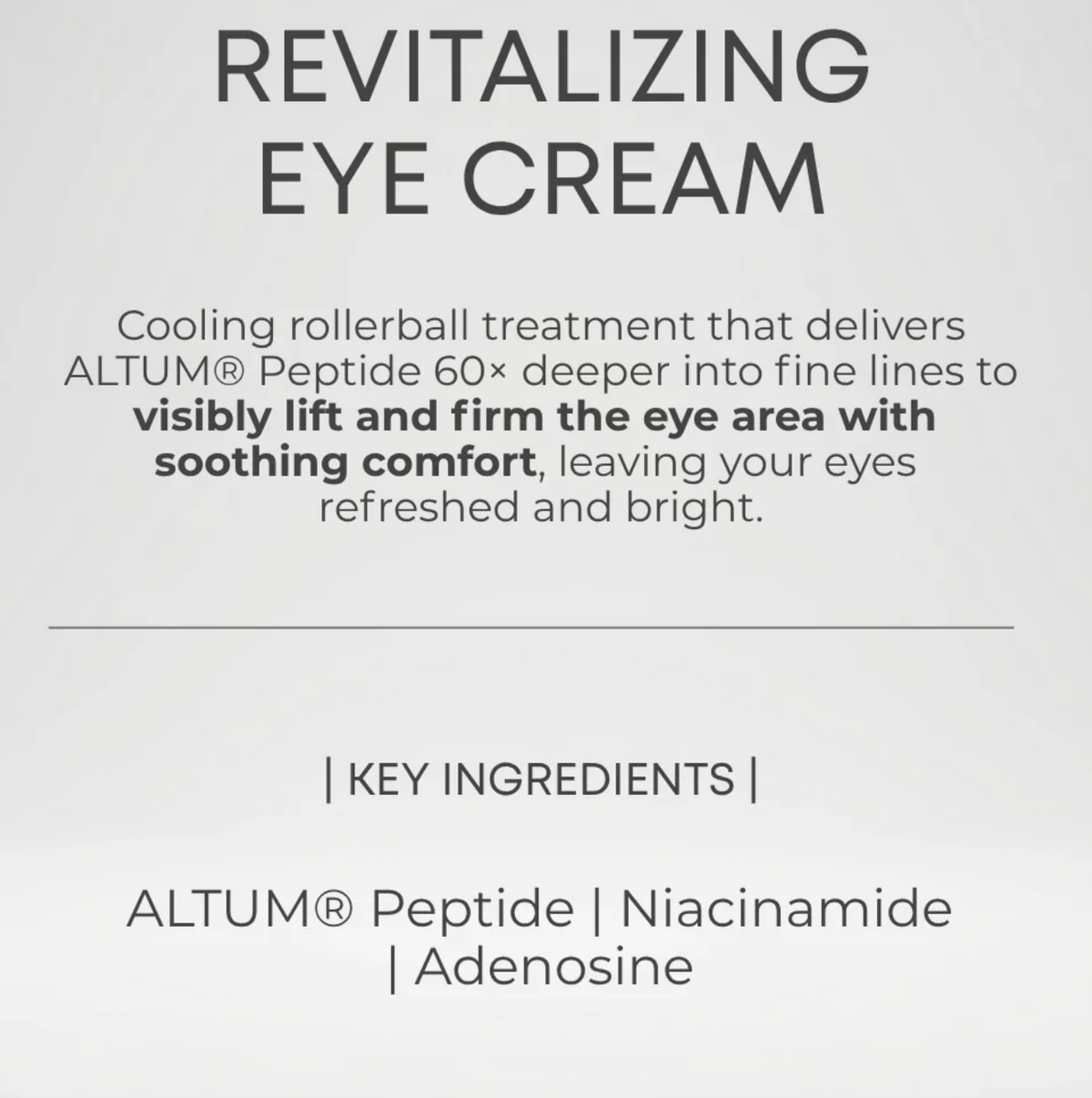 Revitalizing Eye Cream - Idenel