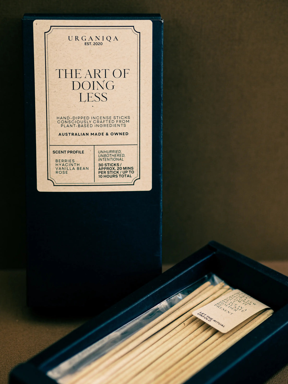 Urganiqa - The Art of Doing Less Incense | Grounded Collection