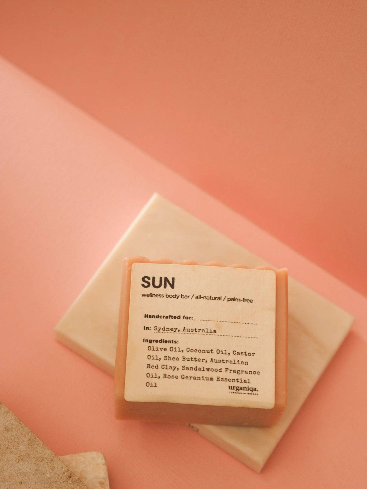 Urganiqa - Sun Natural Naked Soap Palm-free &amp; Cruelty-free | Guapa Collection